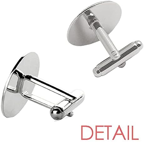 Miniatura 4 de DIYthinker Santiago De Chile City Watercolor Round Button Cuff Clip Stud Cufflinks