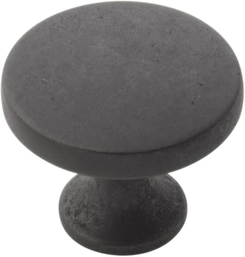 Hickory Hardware 1 paquete de pomos de gabinete de cocina de núcleo sólido, pomos de lujo para armarios y aparadores, tiradores para puertas y