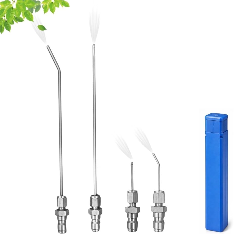 Jnchdghwa As Shown 4 Pack High Pressure Washer Nozzle Kit Pressure Washer Tips Set And Appliance Cleaning (4Pcs)