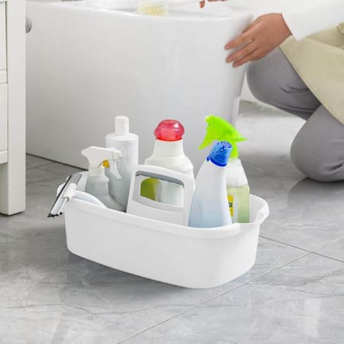 Panier de rangement salle de bain léger avec poignées - 4
