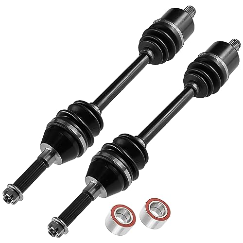 Caltric Front Left and Right Cv Joint Axle with Bearing Compatible with Polaris Sportsman 500 Ho Efi 2007-2012
