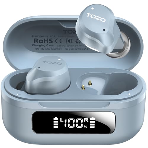 TOZO NC9 Hybrid Active Noise Cancelling Wireless...
