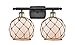Innovations Lighting 516-2W-BAB-G121-8RB Farmhouse Rope 2 Light Bath Vanity Light Part of The Ballston Collection