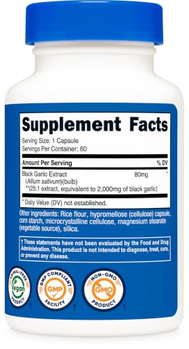Nutricost Black Garlic Extract Capsules