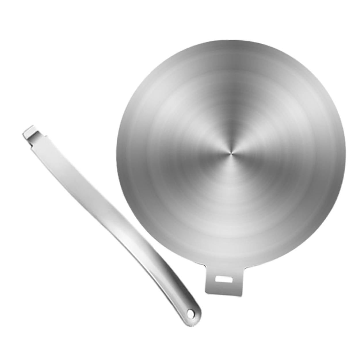 CONGARTENO Stainless Steel Induction Diffuser Plate Heat Collector for Gas and Electric Stoves Cooking Induction Adapter for Even Heat Distribution and Enhanced Cooking Quality