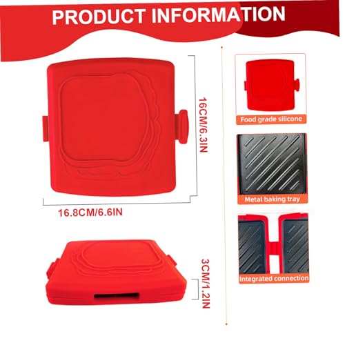 Machine à sandwichs pour micro-ondes et grille-pain avec étui silicone - 5