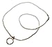 Giorgio Fedon White Pearls with Gold Loop Eyeglass Necklace