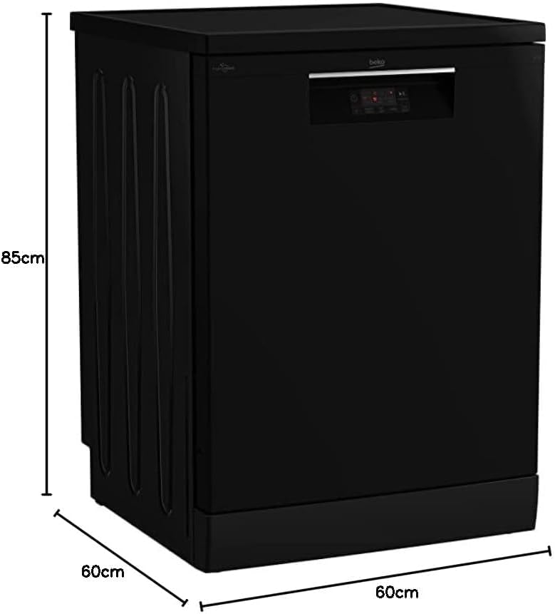 Beko BDFN15420B Dishwasher with dimensions 85cm height, 60cm width, 60cm depth