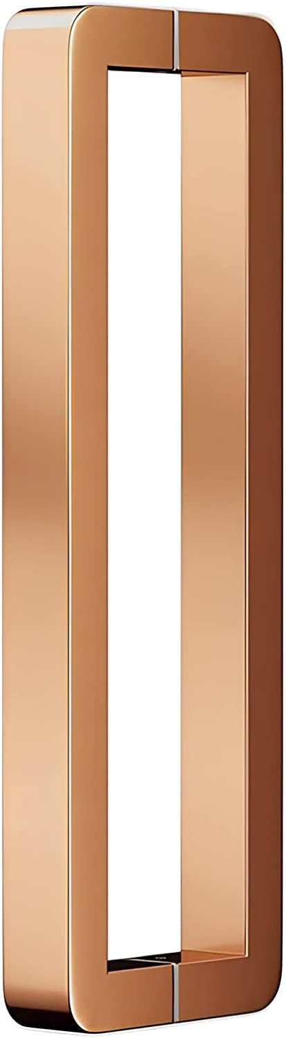 CWCQGH Sliding Door Handle Stainless Steel Tube Door Handle, Sliding Push-Pull Rod Handle, Suitable for Office,Rose Gold-92.5cm/36.4in