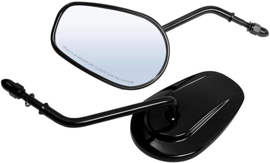 Motorcycle Mirrors 8mm Compatible With Road King Touring XL 883 SPORTSTER Road King Softail Bobber Chopper Street(Chrome)