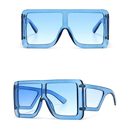 Lunettes de soleil carrées contre l'éblouissement des yeux sensibles grand format femme C7
