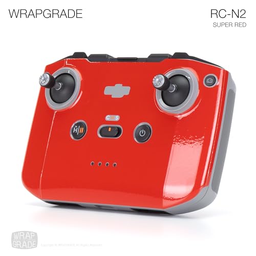 Image of WRAPGRADE Skin Stickers Compatible with DJI RC-N2 /N3 (Super RED)