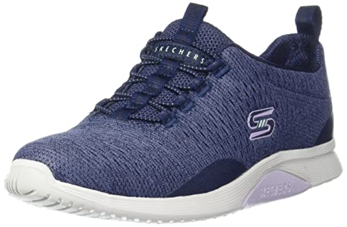 Skechers womens ESLA - FINE MOMENT NVY/LAVENDAR Sneaker -3 UK (6 US) (104225) (B0992L85QG) Amazon Price History, Amazon Price Tracker