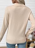 EVALESS Womens Lightweight Cardigan Sweaters Fall Teacher Outfits Oatmeal M