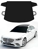 Windshield Cover for Ice & Snow, Heavy-Duty 600D Oxford Fabric, Universal Fit for Cars, SUVs, Trucks, Vans, RVs, Waterproof Frost Wind Resistant Winter Windshield Protector (69