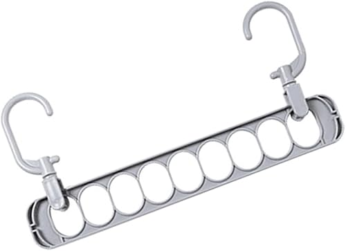 YARNOW 5pcs 9 Shirt Hangers Grey Hangers Cascading Hangers Closet Organizer Closet Hanger Coat Storage Rack Hanger Rack Clothes Hangers Organizer