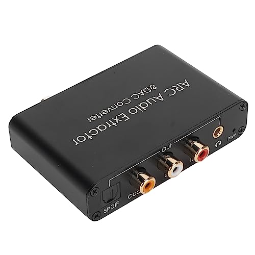 Generic HD 出力 ARC サウンドエクストラクター、デジタルアナログサウンドコンバーター 多機能マイクロ USB 光学 SPDIF サポート ホームシネマ用 5.1