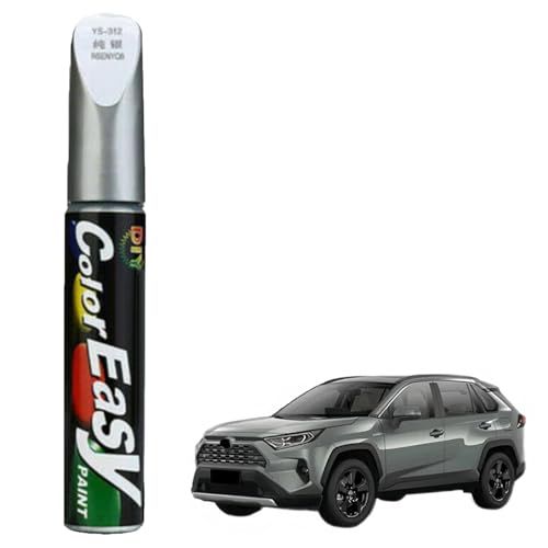 Pluma De Retoque del Coche,Bolígrafo Retoque Coche,Rotulador Arañazos Coche,Bolígrafo De Reparación Arañazos Coche,Rotulador De Reparación De Arañazos,Plata