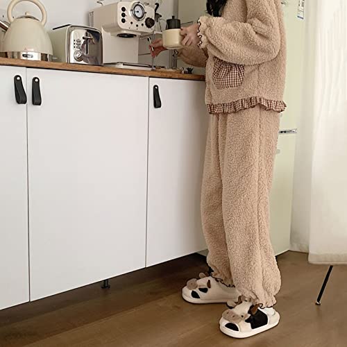 Cartoon Cow Cotton Slippers Cute Animal Slippers Fashion Winter Warm Plush Slippers For Home Indoor Outdoor #TOP7