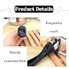 Majhoxka 2 Pcs Pot Handle - Scald-Proof Long Replacement Grip, Removable with Screw for Saucepan/Skillet/Cookware Lid, Ideal for Kitchen Cooking, Black​ #3