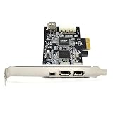 Padarsey Firewire PCIe karta do systemu Windows 10, kontroler PCI Express IEEE 1394, 4 porty (3 x 6 pinów i 1 x 4 pin), Firewire 800 1394a adapter do systemu Windows 7/8/Mac OS z dyskretną podstawką i