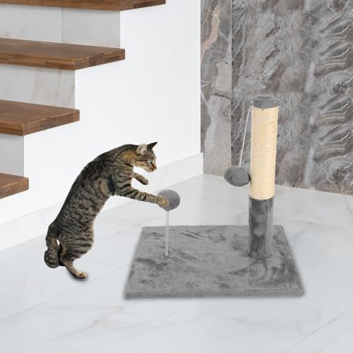 Rascador para Gatos INOOMP Grande con Sisal Integrado Gris miniatura 6