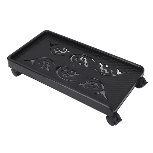 Soporte para torre de computadora Jiawu con ruedas universales bloqueables, capacidad de 30 kg, soporte móvil para CPU bajo escritorio, ideal para oficina y estudiantes miniatura 3