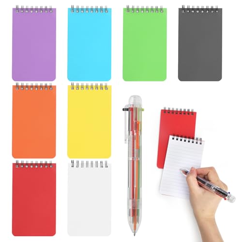 Varietà colorata: il mini taccuino colorato con 6 diversi colori di copertina aggiunge colore alla vita di tutti i giorni. Piccoli taccuini perfetti per ordinare, condividere o regalare. Popolare Con Bambini, Studenti e Creativi