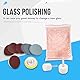 34-teiliges Glaspolierkit Kratzerentfernungsset, Polierradsatz Tiefkratzerentferner Glaspolierpads für Windschutzscheibe und Glas
