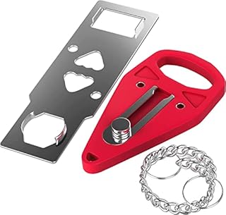 Portable Door Lock Security 1-Pack Hotel Door Lock Latch for Apartment Door Security Lock, Airbnb, College Dorm Lock, Motel, School Lockdown – Additional Home Safety Lock for Front Door