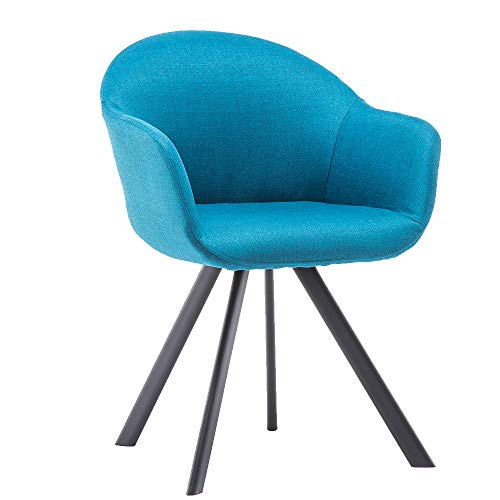 Movian Elbe – Sedia da pranzo, colore blu lago