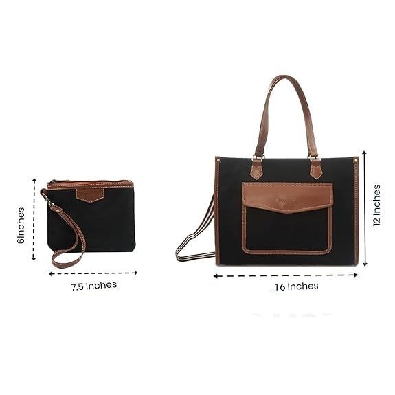 Sac de bureau femme KULIA grand cabas ajustable pour ne plus manquer d'espace - 2