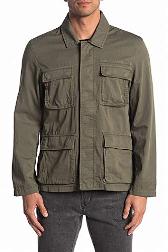 John Varvatos Star USA Men's Long Sleeve 4 Pocket Field Jacket X-Large Olive