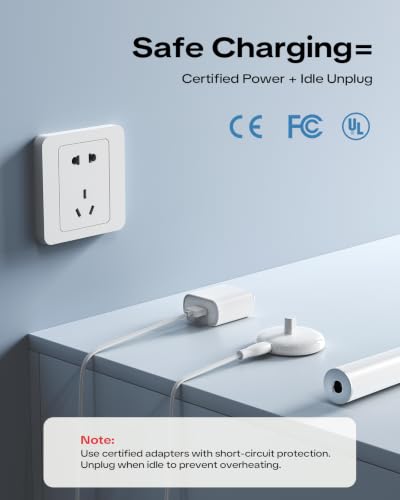 Induction Type C Charger Compatible with Oral-B Braun Electric Toothbrushes