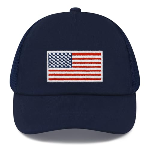 Olreco Toddler Baseball Hat Baby Baseball Cap Toddler American Flag Hat Infant Hats Baby Ball Cap 4th of July Kids USA Hats
