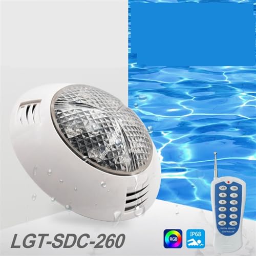 Lumière submersible de LED avec télécommande RGB EDEDE 12W