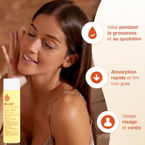 Bi-Oil Natural Care Oil - Specialized Care for Stretch Marks, Scars, Dry Skin and Uneven Complexion - 100% Natural Formula - Ideal During Pregnancy - 1 x 60ml - Image 3
