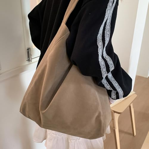 Bolso Hobo de Ante con Estampado Leopardo para Mujer miniatura 2