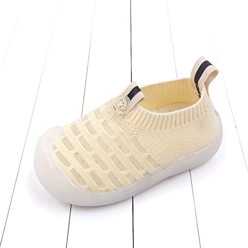 Spring and Summer Children Toddlers Boys and Girls Sports Shoes Flat Bottom Soft Fly Woven Mesh Breathable Comfortable Slip On Solid Casual Baby Girl Running Shoes4