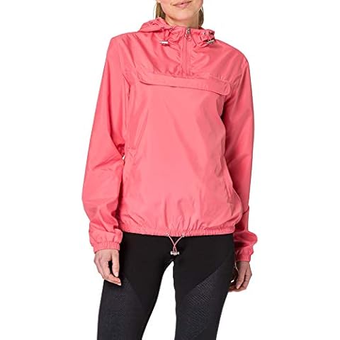 Chaqueta cortavientos con capucha ajustable Urban Classics para mujer Cover