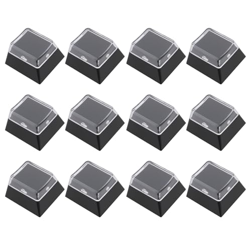 SG Store 2�w�L�[�L���b�v �v���X�`�b�N�v���t�@�C�� �J�X�^��DIY 18x18mm �`�F���[MX�X�C�b�`�Ή� �����J�o�[�L���b�v�t��(�u���b�N)
