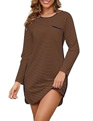 Brown Navy Blue Wide Stripe