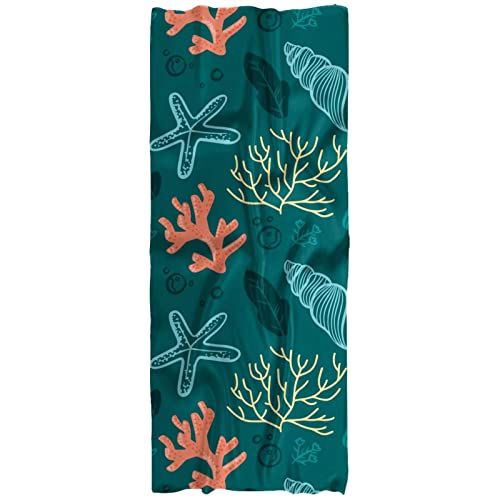 Écharpe légère femme et fluide protection douce printemps automne vert étoilé