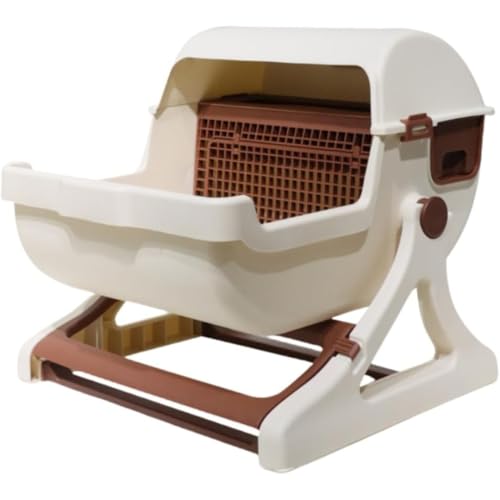 NYHGOXM �L�g�C�� ��^ ������ �L���~ 50cm �h�O? �����^ �ȒP���| �E�L�݌v �y�b�g�g�C�� �L�p�g�C�� (�u���E��)