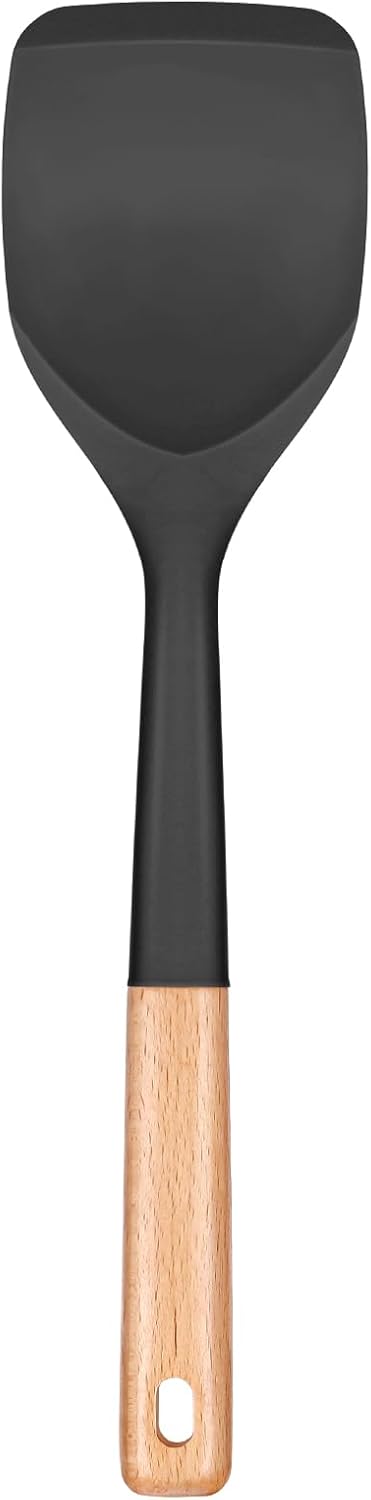 Badiano Silicone Spatula, Non Scratch Flexible Edge for Pans,13.2 Inch