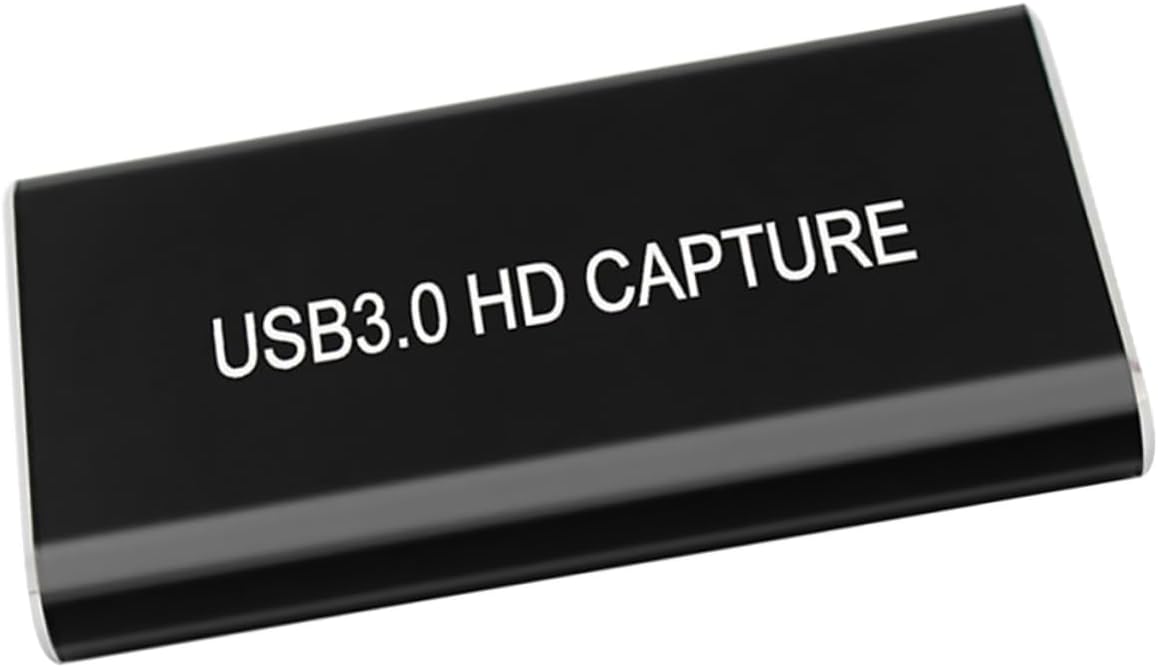 COHEALI Hd Capture Card USB Video Capture Adapter No Driver Required Loop Output Audio Transmission Stream to Compatible