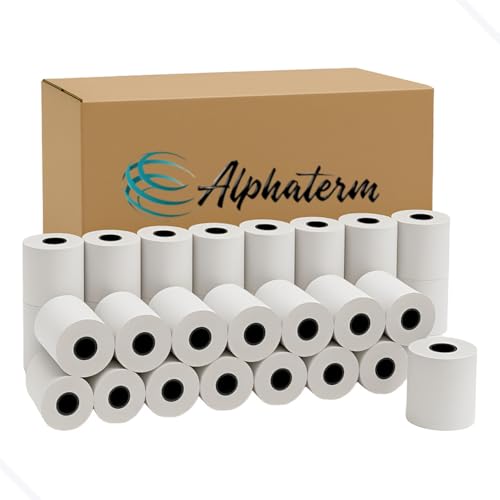 Bobina Térmica 80x40 Cor Branco Alphaterm Cupom Fiscal PDV ECF 30 un