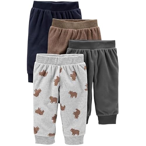 Simple Joys by Carter's unisex-baby 4-pack Fleece Pants