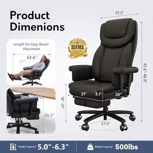 executive office chair product info and