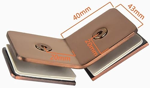 Charnière d'angle pour cloison douche fixe en acier 304 ultra robuste